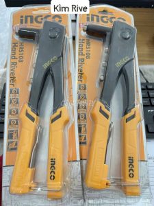 Kìm rút rive Ingco HRS108 - công cụ chất lượng cao với tay cầm bọc nhựa mềm chống trượt, hiệu suất rút mạnh mẽ và độ bền vượt trội, phù hợp cho các loại đinh rive nhôm kích thước từ 2.4mm đến 4.8mm