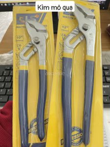Kìm mỏ quạ LS310512 - công cụ chất lượng cao với thân kìm bằng thép hợp kim, tay cầm bọc cao su chống trượt và lớp cách điện 1000V, phù hợp cho các công việc vặn ống nước và bình gas